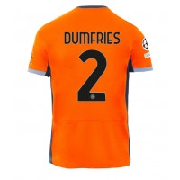 Inter Milan Denzel Dumfries #2 Kolmaspaita 2023-24 Lyhythihainen